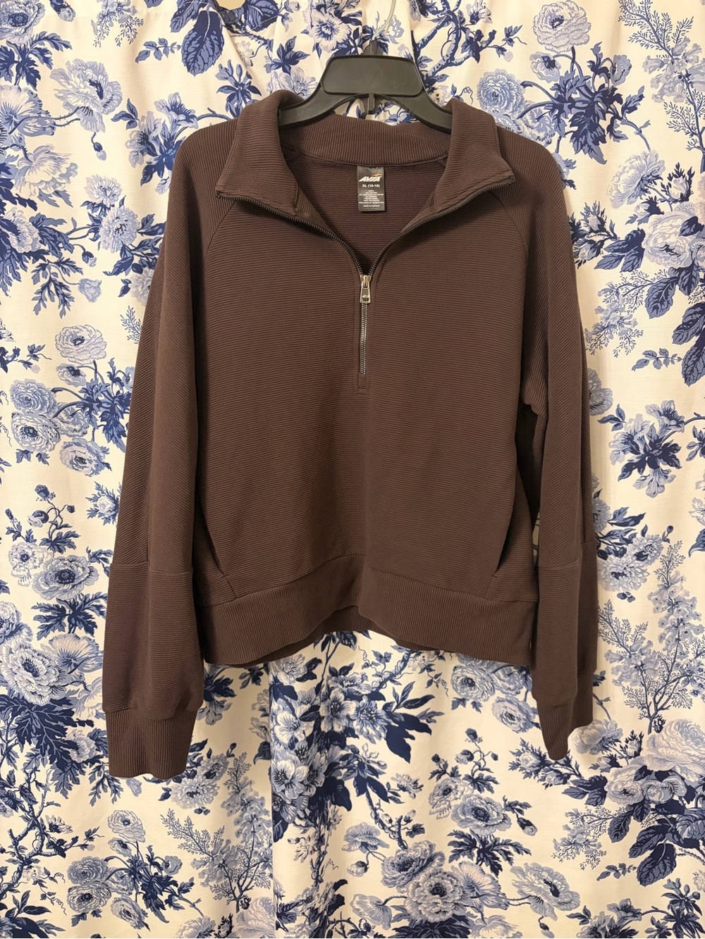 Avia Brown Zip-Up Sweatshirt
